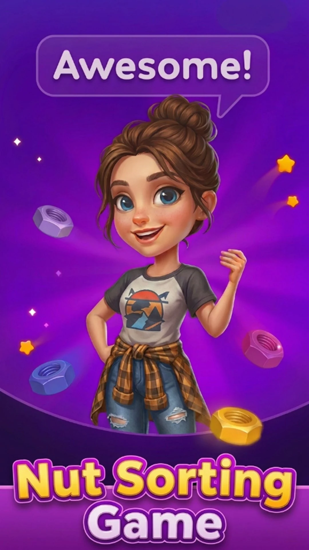 Nut Sorting Game screenshot